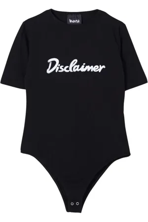DISCLAIMER Dames, Tops, Zwart, Maat: M Katoen