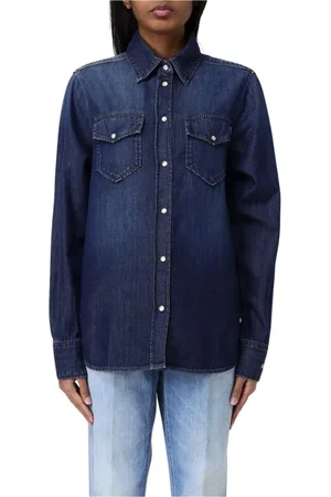 Liu Jo Dames, Blouses & Shirts, Blauw, Maat: L