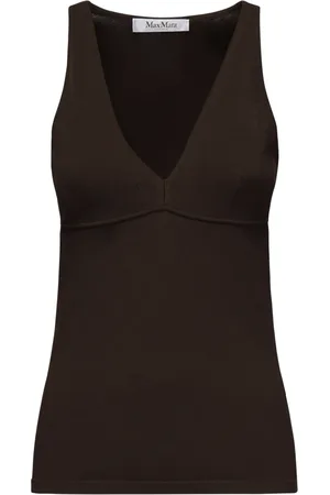 Max Mara Dames, Tops, Bruin, Maat: S