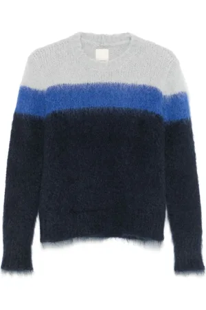 Emporio Armani Dames, Truien, Veelkleurig, Maat: L Mohair