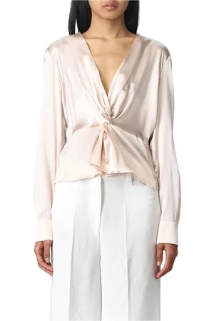 Pinko Dames, Blouses & Shirts, Roze, Maat: L Zijde