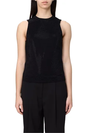 Emporio Armani Dames, Tops, Zwart, Maat: M