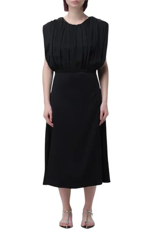 Jil Sander Dames, Jurken, Zwart, Maat: M Zijde