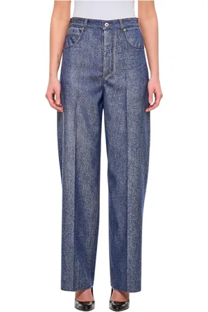 Bottega Veneta Dames, Jeans, Blauw, Maat: S Katoen