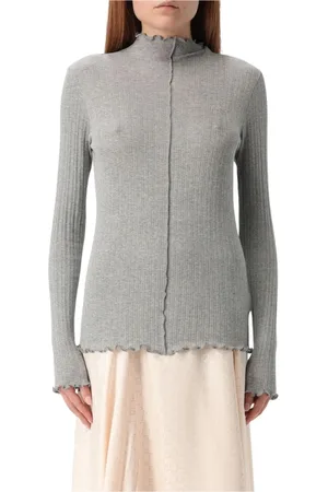 Fendi Dames, Truien, Grijs, Maat: S Viscose
