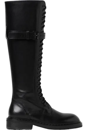 ANN DEMEULEMEESTER Dames, Schoenen, Zwart, Maat: 35 1/2 EU Leer