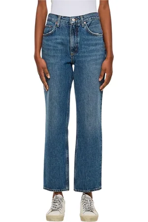 AGOLDE Dames, Jeans, Blauw, Maat: W28 Katoen