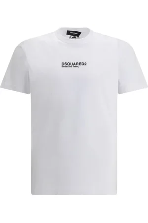 Dsquared2 Heren, Tops, Wit, Maat: S Katoen