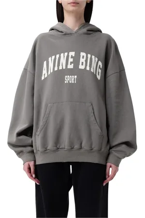 ANINE BING Dames, Sweatshirts & Hoodies, Groen, Maat: XS Katoen