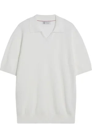 Brunello Cucinelli Heren, Tops, Wit, Maat: L