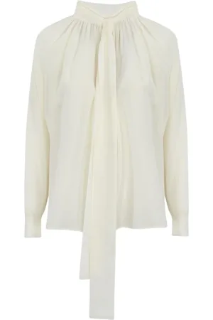 Max Mara Dames, Blouses & Shirts, Wit, Maat: M Zijde