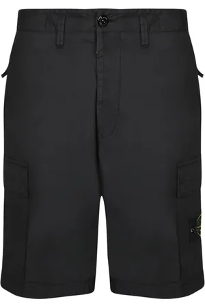 Stone Island Heren, Korte broeken, Zwart, Maat: W33 Katoen