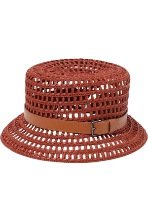 Max Mara Dames, Accessoires, Rood, Maat: 58 CM Leer