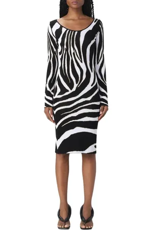 Roberto Cavalli Dames, Jurken, Zwart, Maat: S