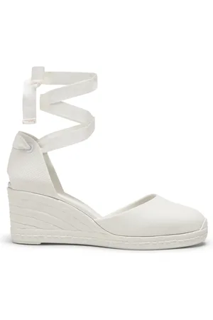 Castaner Dames, Schoenen, Wit, Maat: 40 EU Katoen