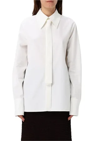 Jil Sander Dames, Blouses & Shirts, Wit, Maat: XS Katoen