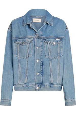 Calvin Klein Dames, Jassen, Blauw, Maat: S Denim