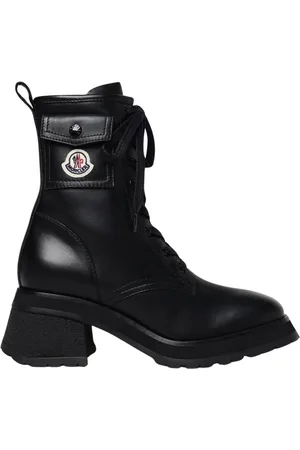 Moncler Dames, Schoenen, Zwart, Maat: 38 EU Leer