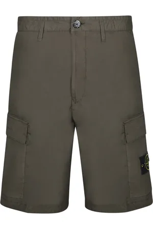 Stone Island Heren, Korte broeken, Groen, Maat: W30 Katoen