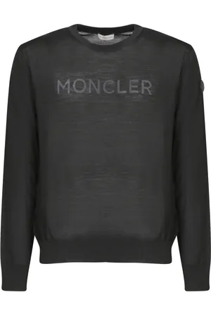 Moncler Heren, Sweatshirts & Hoodies, Zwart, Maat: XL Wol