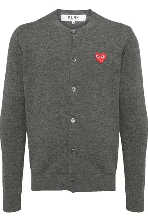 Comme des Garçons Heren, Truien, Grijs, Maat: M Wol
