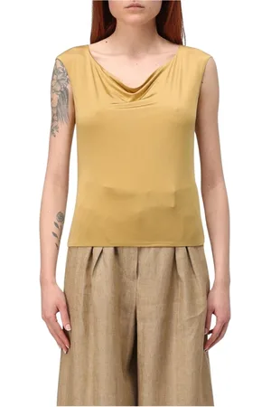 Max Mara Dames, Tops, Geel, Maat: XL Zijde
