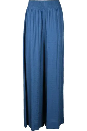 Attic and Barn Dames, Broeken, Blauw, Maat: S Viscose