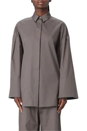 Max Mara Dames, Blouses & Shirts, Bruin, Maat: 2XS