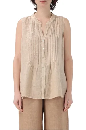 120% Lino Dames, Blouses & Shirts, , Maat: XS Linnen