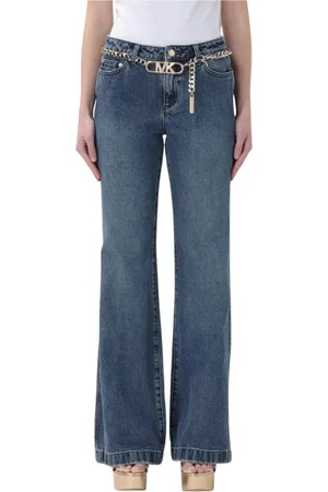 Michael Kors Dames, Jeans, Blauw, Maat: S Katoen