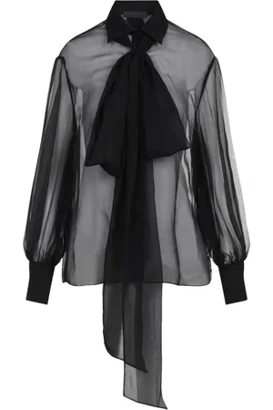 VALENTINO Dames, Blouses & Shirts, Zwart, Maat: XS Zijde
