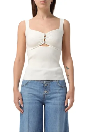Liu Jo Dames, Tops, Wit, Maat: L Viscose