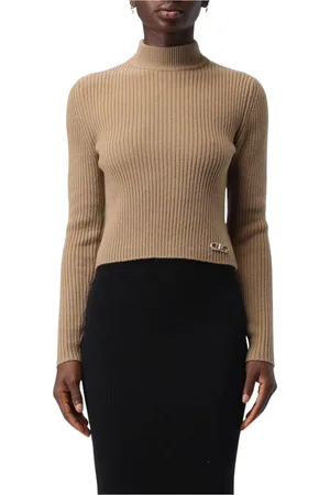 Michael Kors Dames, Truien, Bruin, Maat: M Wol