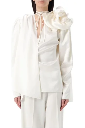 MAGDA BUTRYM Dames, Blouses & Shirts, Wit, Maat: XS Zijde