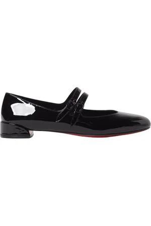 Christian Louboutin Dames, Schoenen, Zwart, Maat: 38 1/2 EU Leer