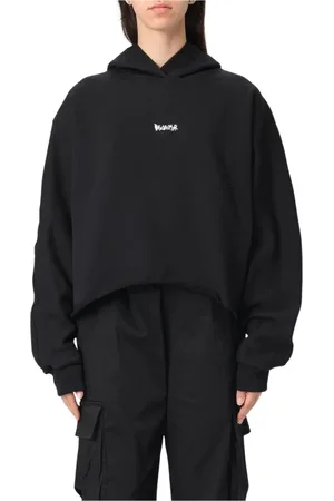 DISCLAIMER Dames, Sweatshirts & Hoodies, Zwart, Maat: S Katoen