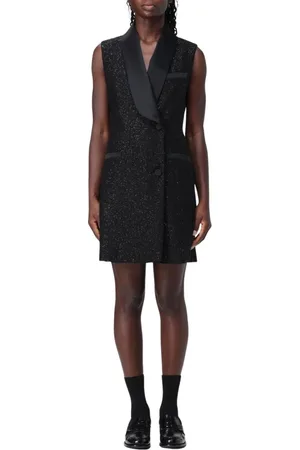 Max Mara Dames, Jurken, Zwart, Maat: XS Satijn