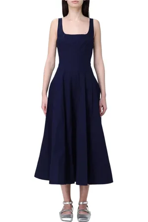 Staud Dames, Jurken, Blauw, Maat: 2XS