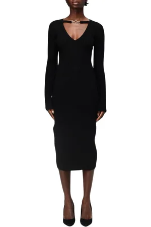 Roberto Cavalli Dames, Jurken, Zwart, Maat: XS Viscose