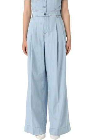 Liu Jo Dames, Jeans, Blauw, Maat: M Katoen