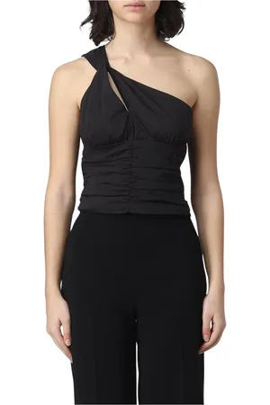 Pinko Dames, Tops, Zwart, Maat: S
