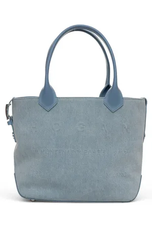 Hogan Dames, Tassen, Blauw, Maat: ONE Size Denim
