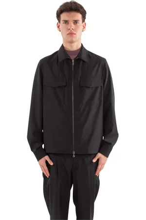 Biagio Santaniello Heren, Jassen, Zwart, Maat: XL Wol