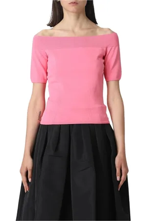 Alexander McQueen Dames, Truien, Roze, Maat: L Viscose