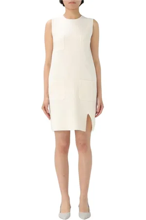 Max Mara Dames, Jurken, Wit, Maat: M