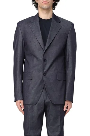 Karl Lagerfeld Heren, Jassen, Blauw, Maat: XL Tweed
