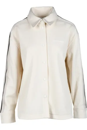 Palm Angels Dames, Blouses & Shirts, Wit, Maat: M Poliester