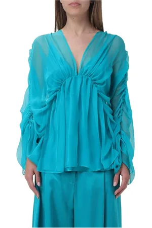 Max Mara Dames, Blouses & Shirts, Groen, Maat: M Zijde