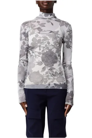 Patrizia Pepe Dames, Tops, Grijs, Maat: S Kasjmier