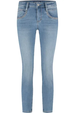 Red Button Dames, Jeans, Blauw, Maat: 2XL Katoen